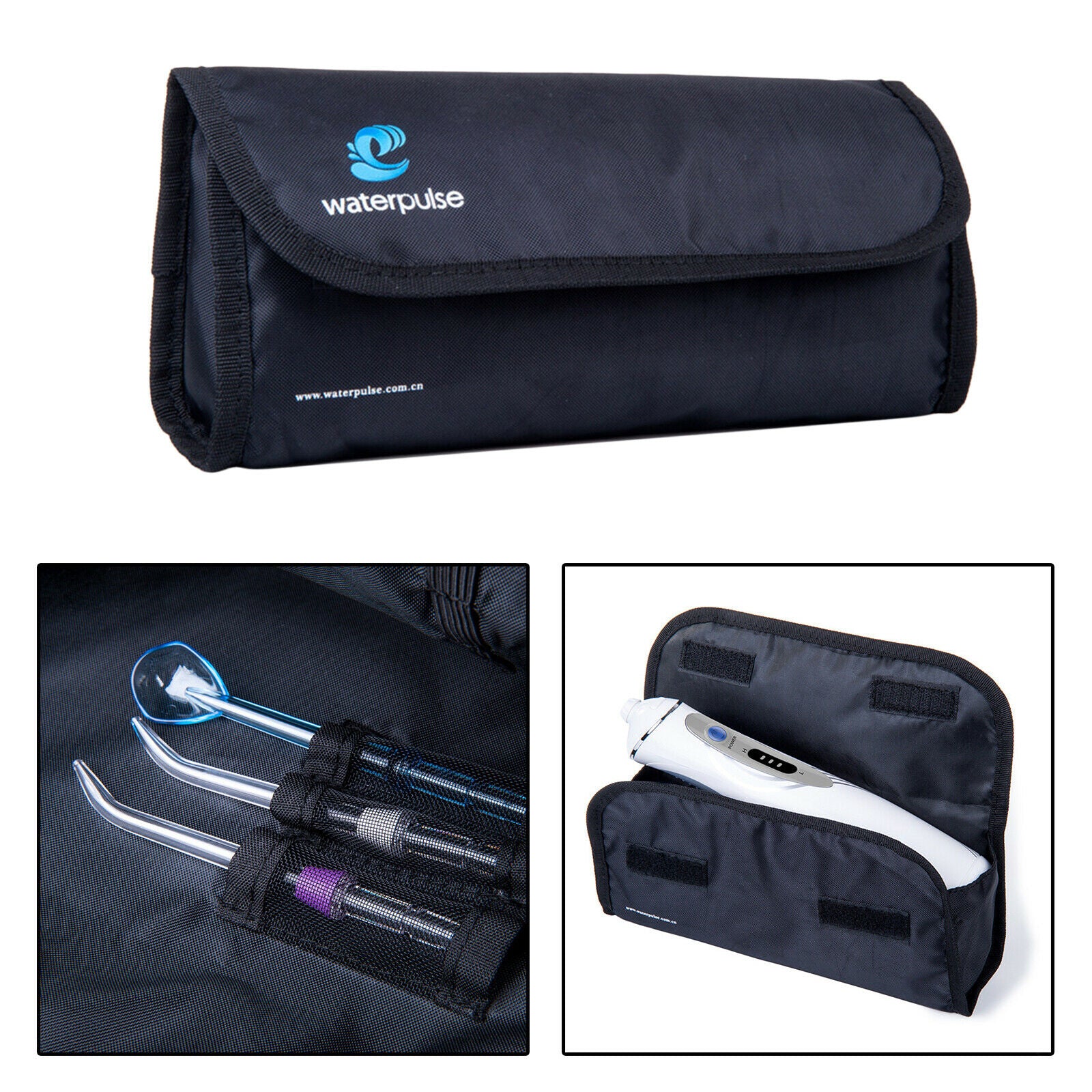Portable Travel Case Protective Box Bag for Dental Water Flosser 25x11x5cm