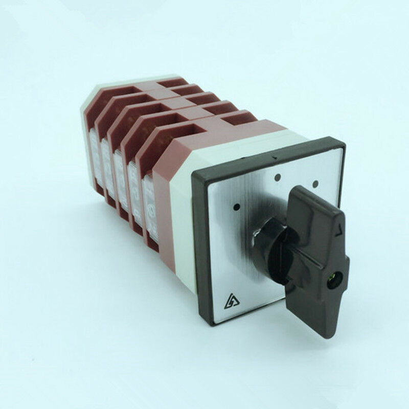 1PCS Cam Changeover Switch Latching AC 380V 16A 3Positions control 20 Terminal