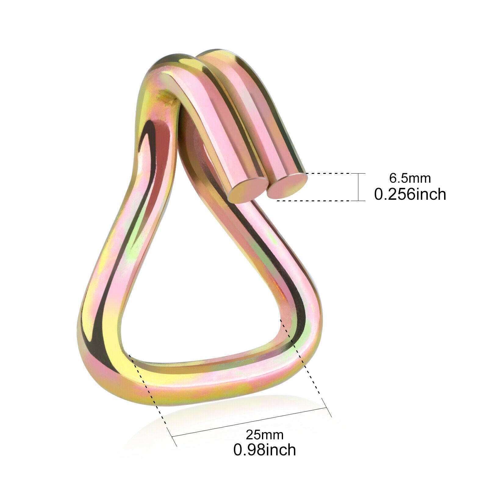 8 Pieces Heavy Duty Durable Steel Ratchet Double J Hooks Universal for Standard