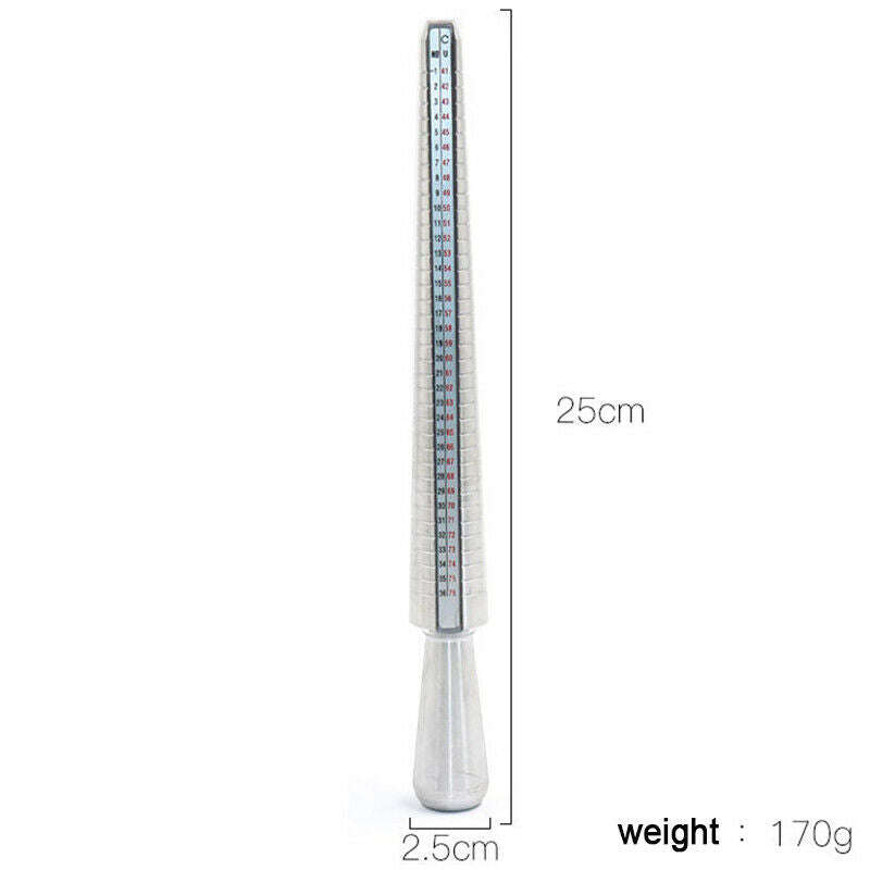 size stainless steel ring stick measuring hammer jewellry tool setDD