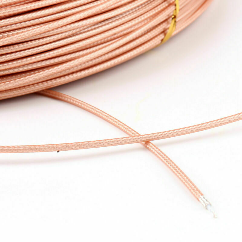 10m RG316 RF Coax Coaxial cable Connector 50ohm M17/113 Shielded Pigtail 32ft