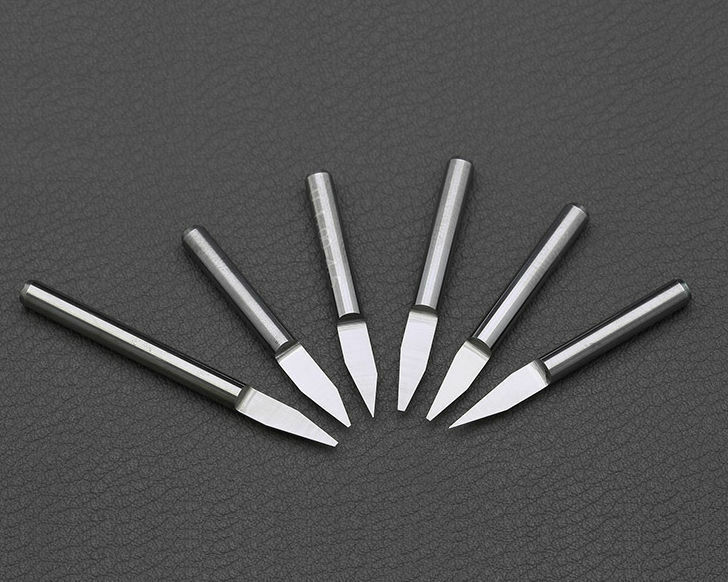 60Pcs CNC router Carbide PCB Engraving Bits 30° 0.1/0.2/0.3/0.5/0.8/1.0mm [M1]