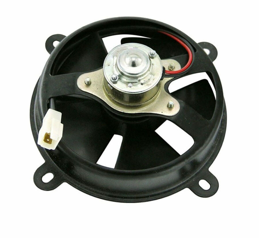 1x Universal Motorcycle Oil / Water Cooler Electric Radiator Thermal Cooling Fan