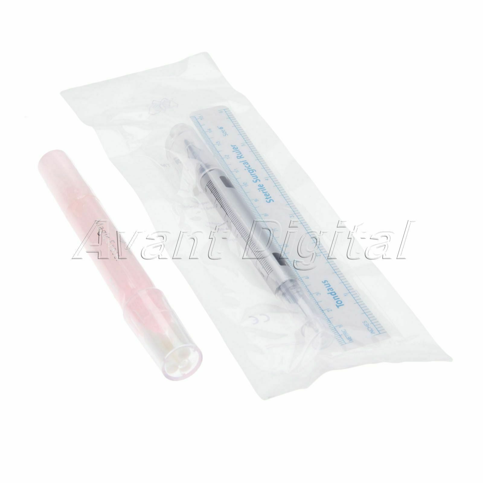 Makeup Tool Tattoo Marking Pen Lip Eyebrow Measuring Ruler Marker Remover Pen
