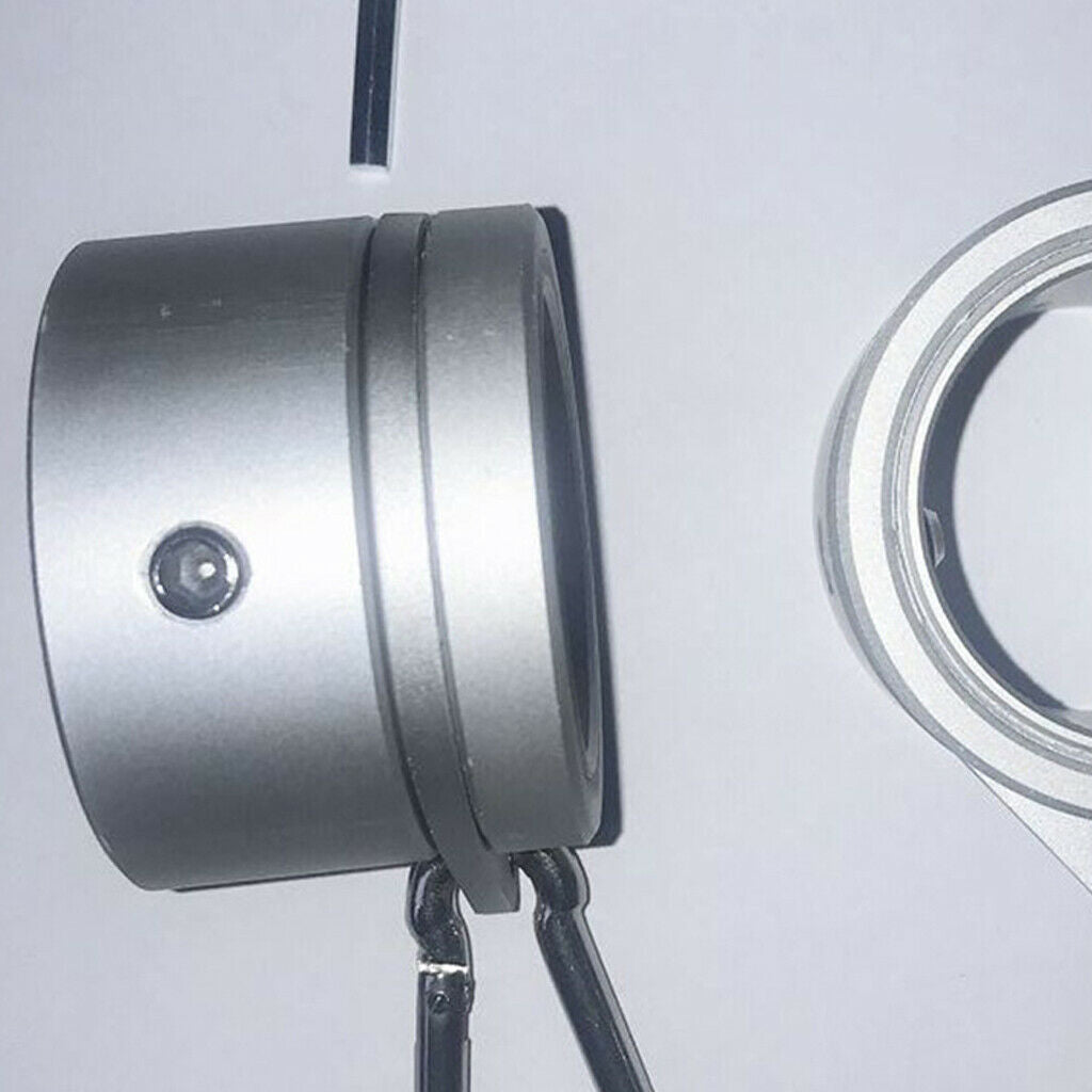 2x Aluminum Alloy Flag Pole Rings Clip 1" Dia. Ring 360 Degrees Rotating