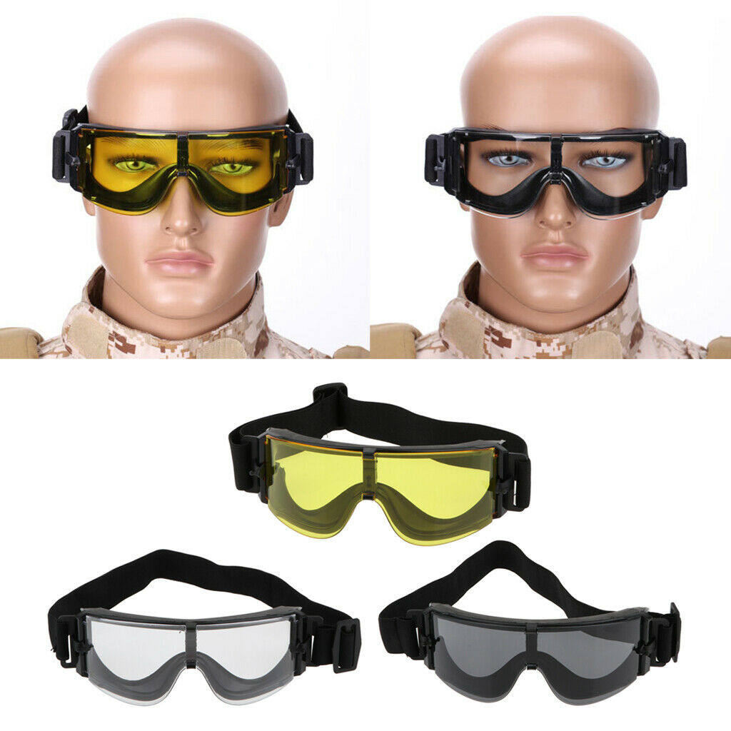 Dustproof Cycling Goggles Skiing Protective Eyewear Glasses Yellow