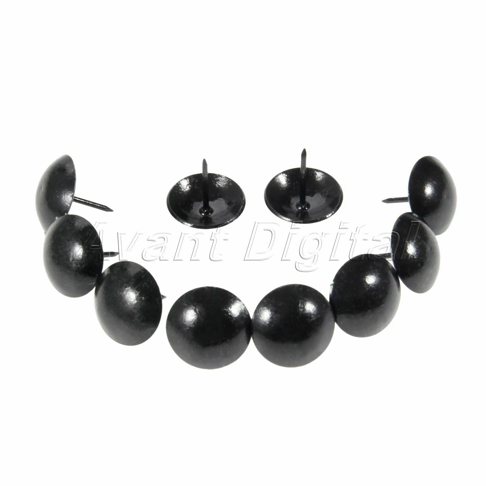 Furniture Hardware Sofa Black Tack Studs Pins Jewelry Box Upholstery Nails 10X