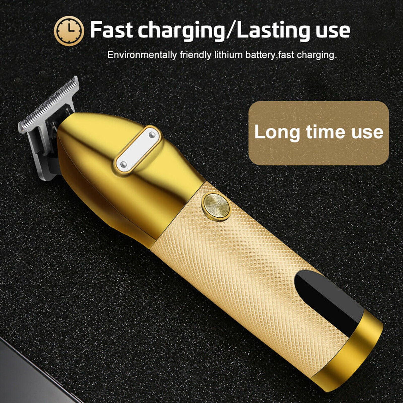 Rechargeable Hair Trimmer Hair Clippers for Men with LED Displayer, Hard Blade