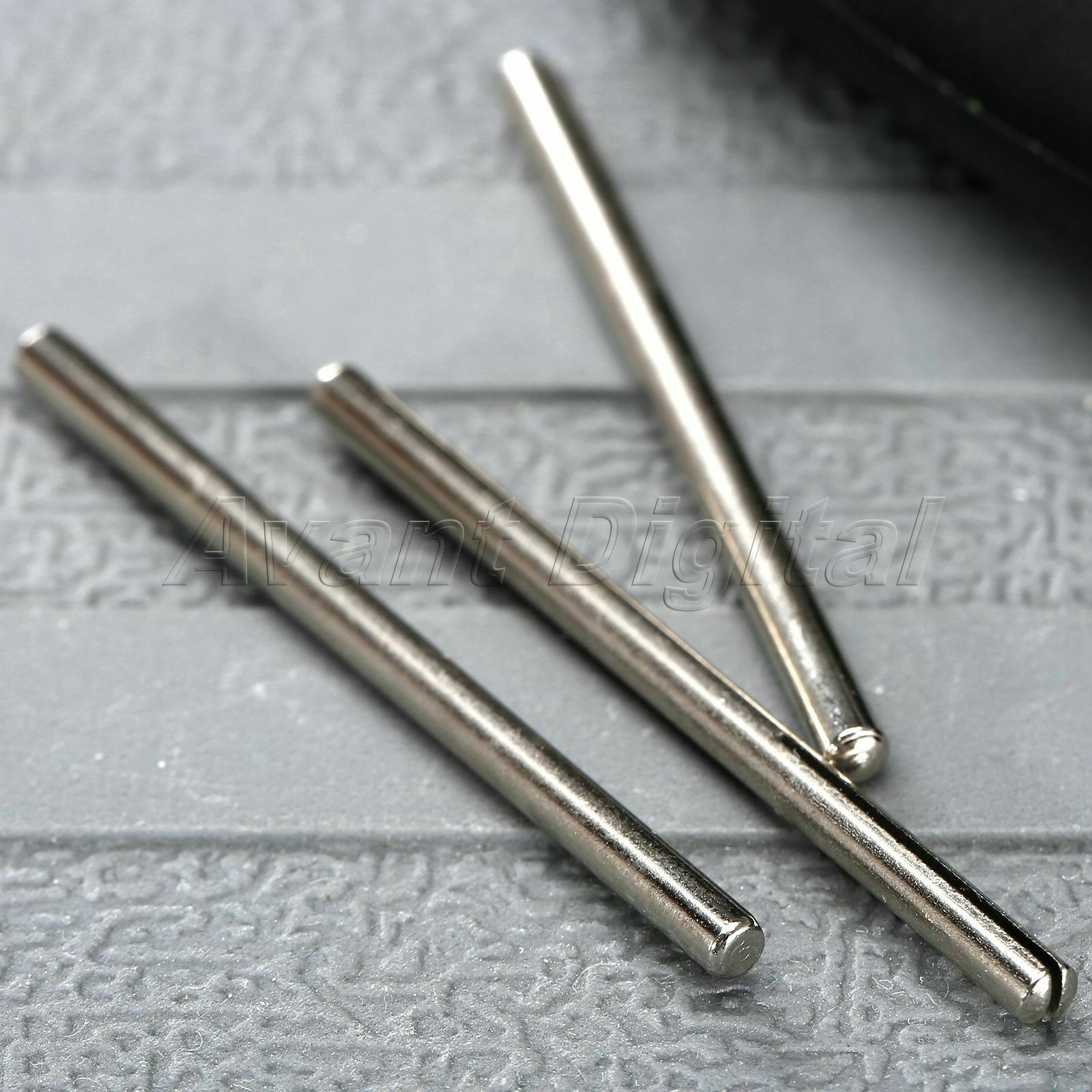 10Pc Hobby Craft Abrasive Paper Clips Split 1/8" Mandrel Shank Power Rotary Tool