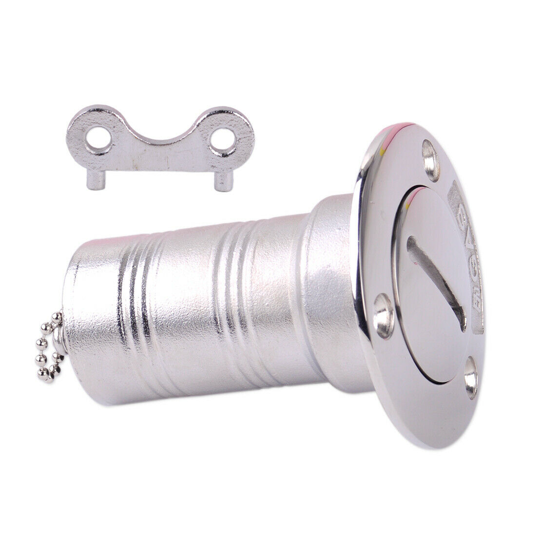 1.5鈥滲oat Marine Deck Gas Fuel Tank Filler With Cap And Key Stainless Steel An