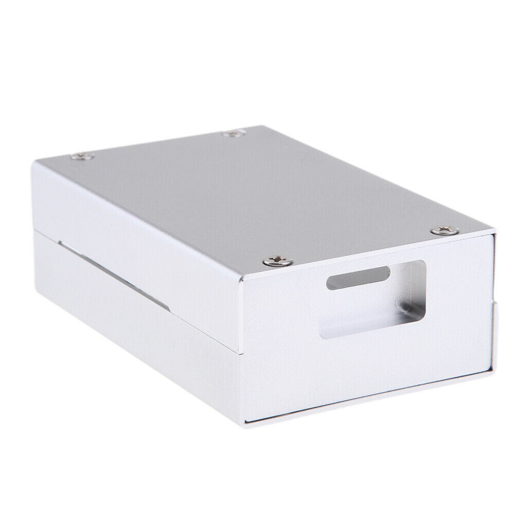 Aluminum Alloy Protective Case Enclosure Box For Raspberry Pi 2B 3B Gray