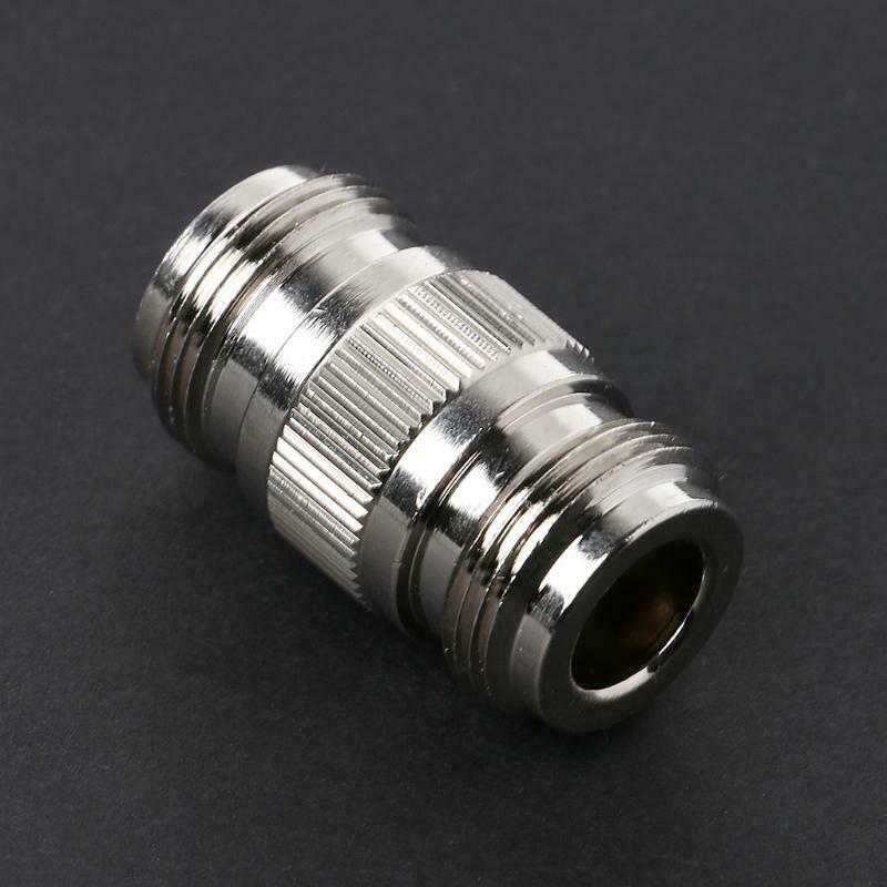 N-Type Double Female Jack Coupler RF WiFi Antenna Coax Adapter Barrel Connector