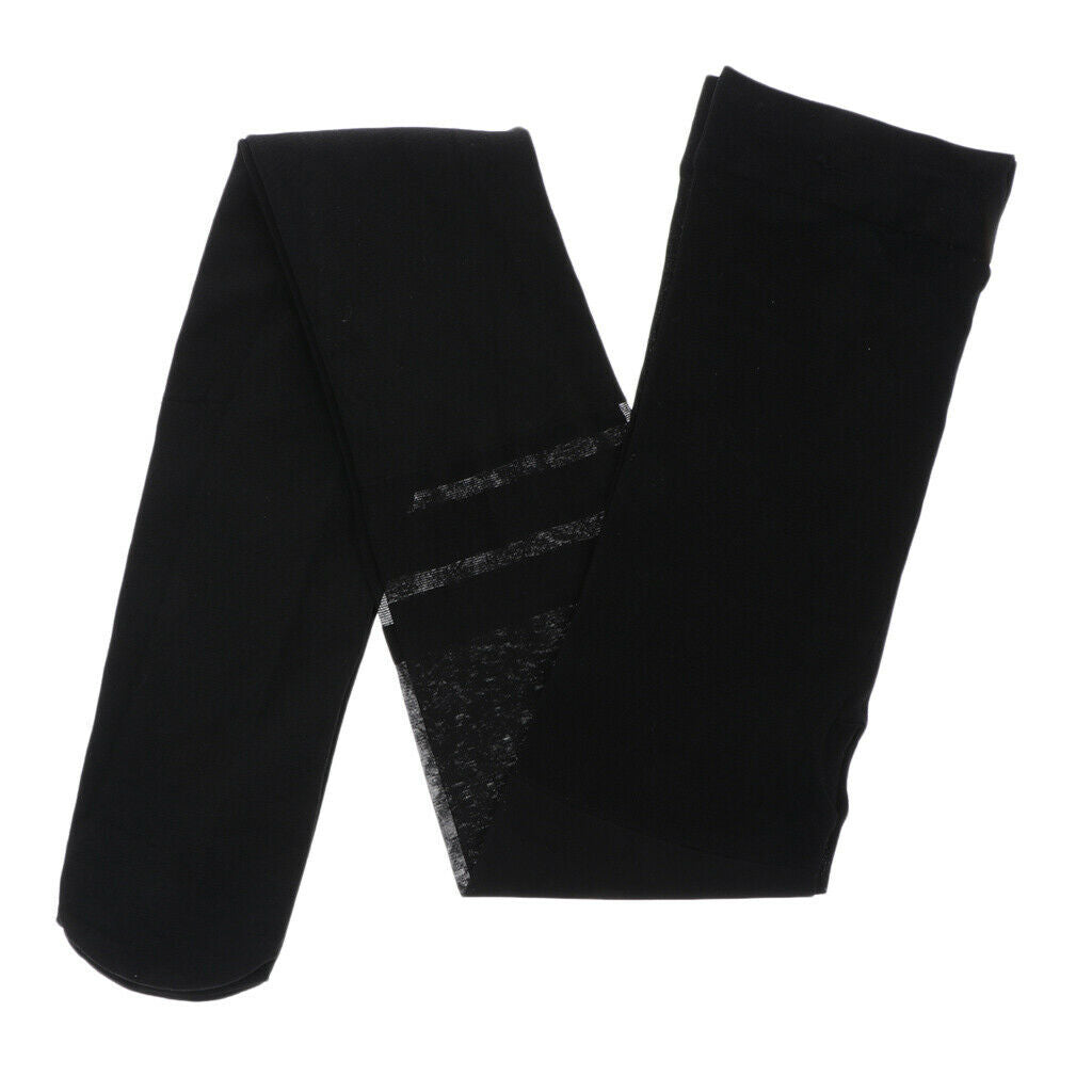 Fashion Patchwork Tights Transparent Footed Pantyhose Stretch Long Hosiery