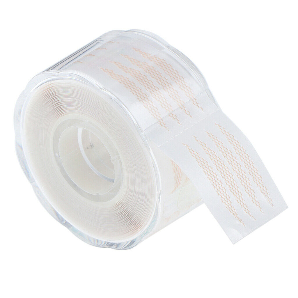 8 Reels Double Sided Eyelid Tapes - 1760 pairs Adhesive Invisible Fiber Double