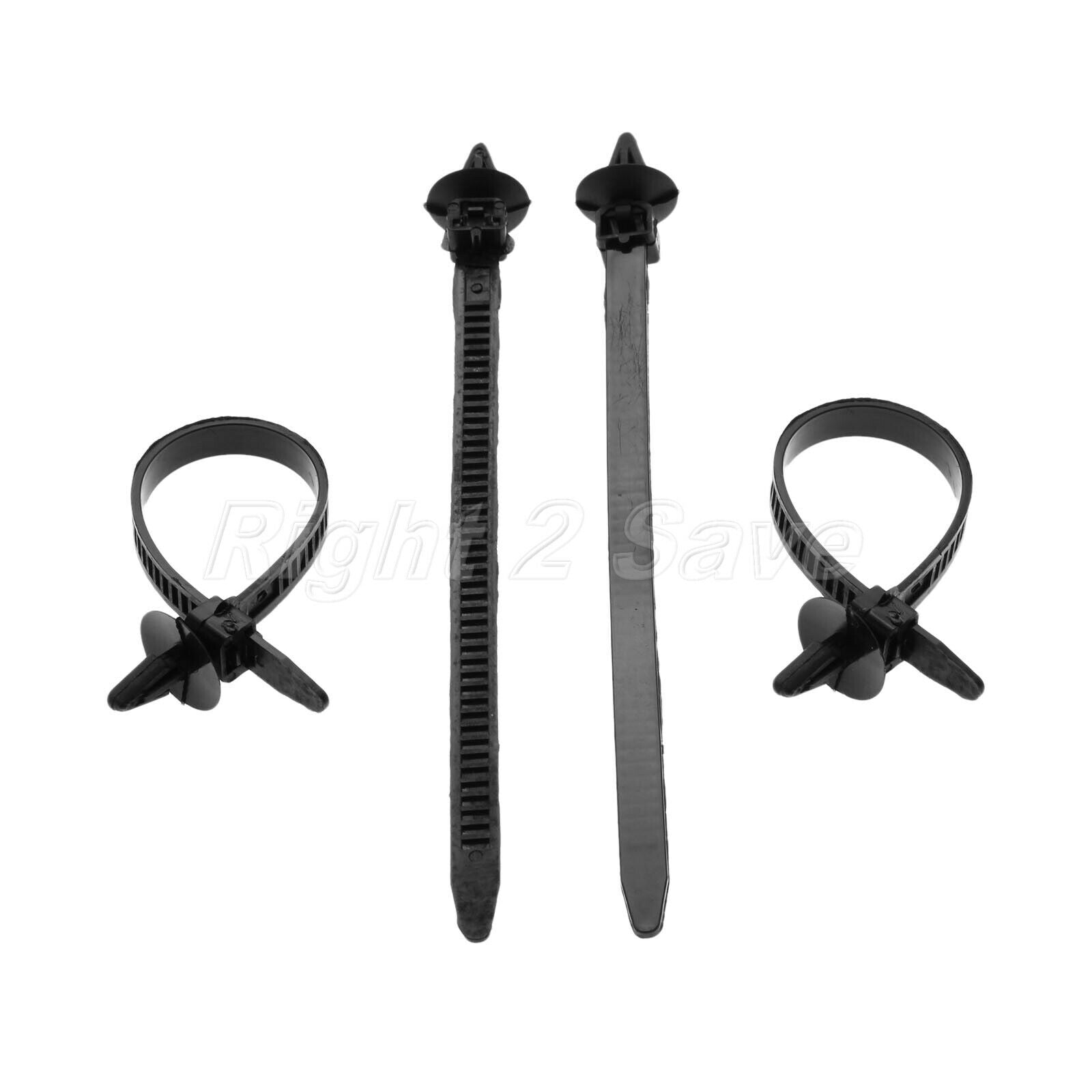 Universal Car Nylon Black Cable Ties 140mm Length Releasable Straps 8mm 30Pcs