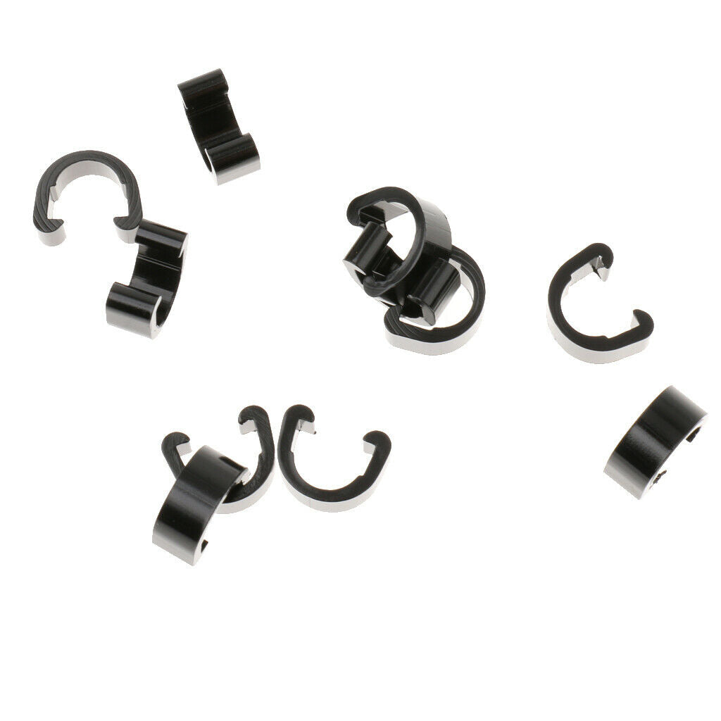 Bike Line Pipe Tubing Fixed C -Clips Type Buckle + Bike Cable Spiral Sleeves