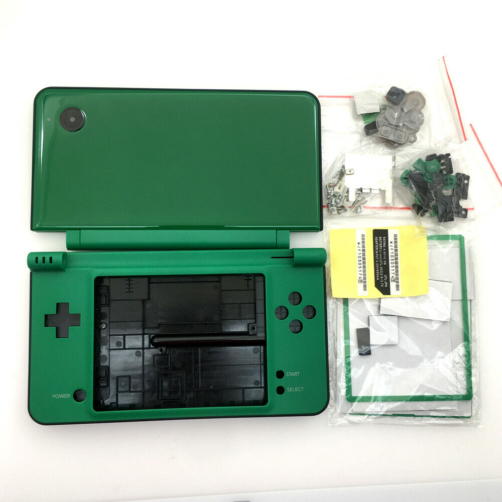 Green Housing Shell Case cover Replacement Repair Parts For Nintendo NDSi XL