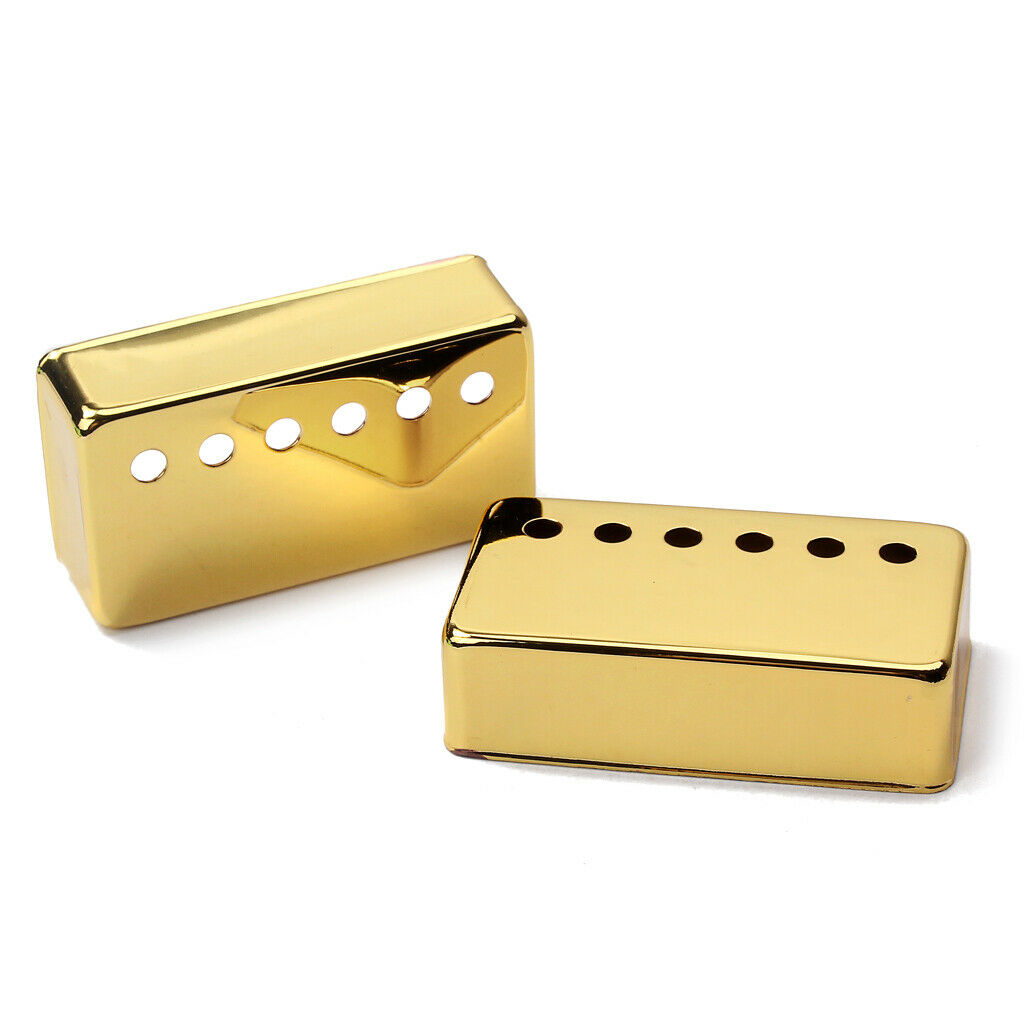 2 Pcs Copper Pickup Covers For LP SG EPI Electric Guitar N + B 70x38x20mm