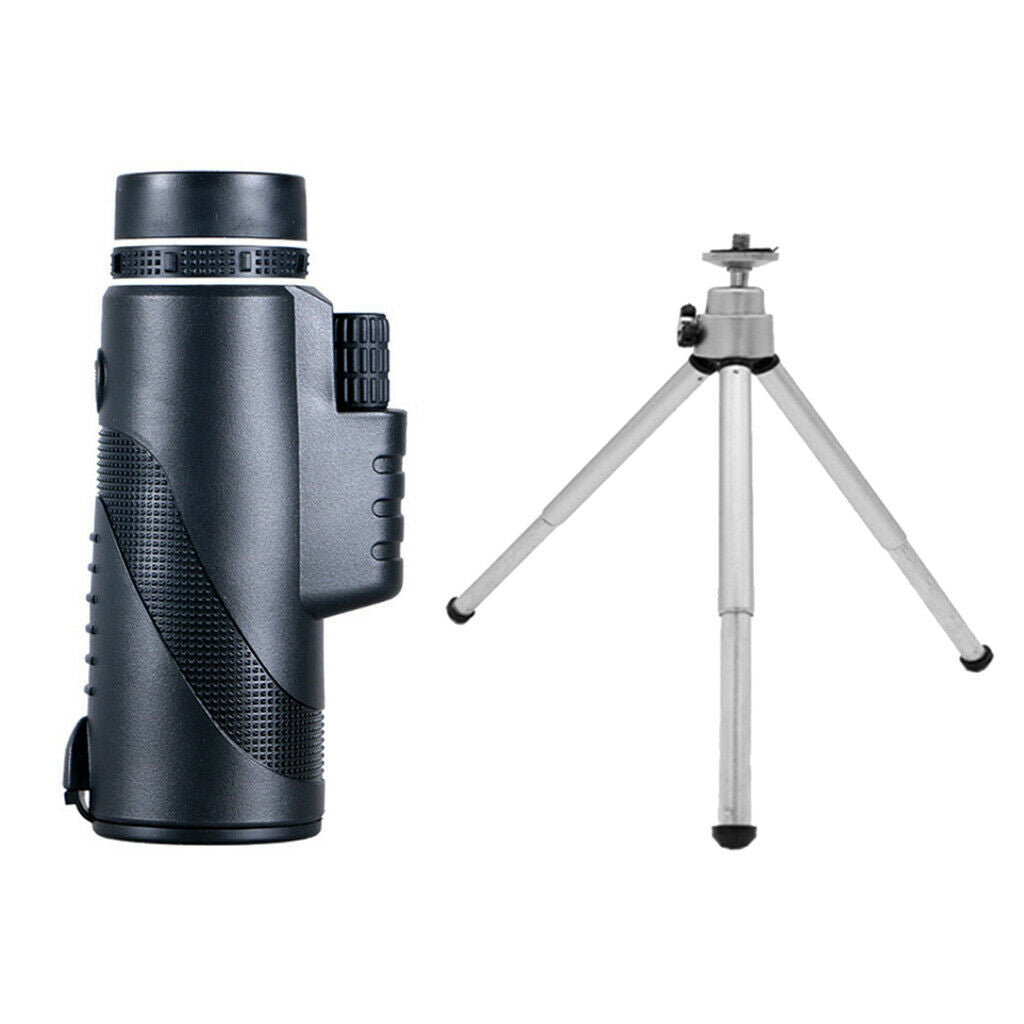 40X60 Zoom Optical HD Lens Monocular Telescope+ Tripod+ Clip For Phone