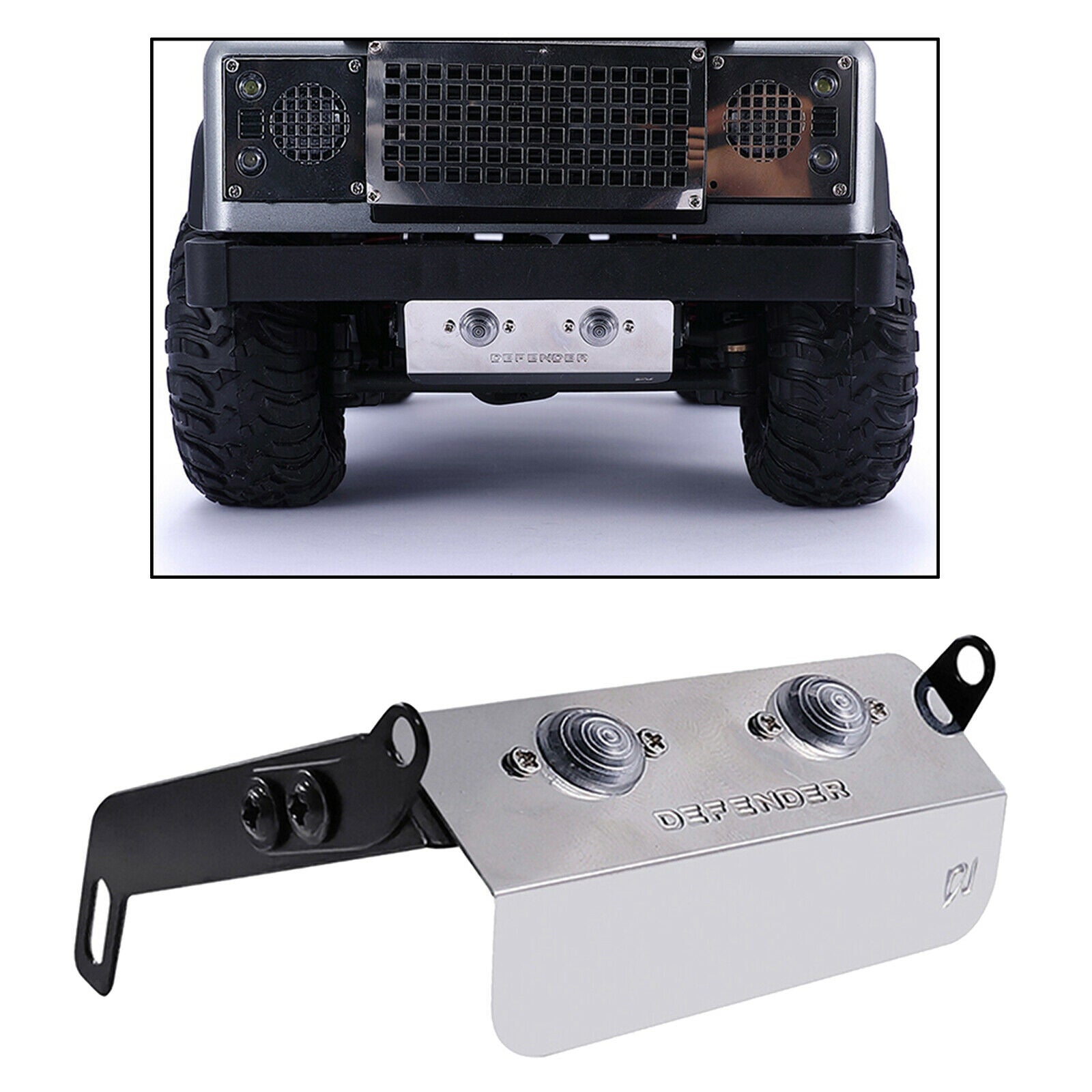 4 Led Roof Light Bar for MN D90 D91 1/12 Scale RC Crawler Upgrade Parts