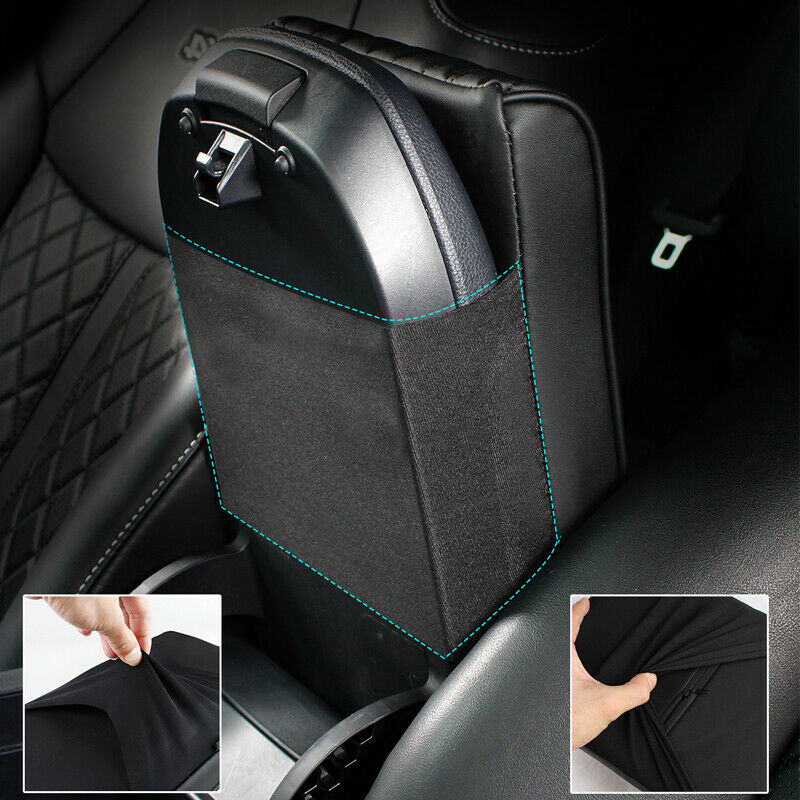 Car PU Armrest Memory Foam Central Control Cover Cover Pad Cushion Tissue Box