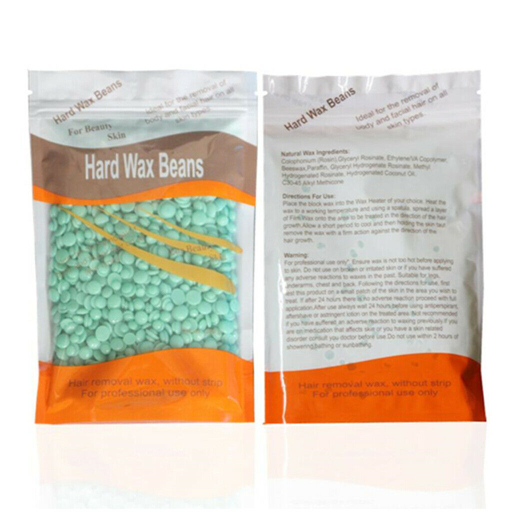 4Pcs 100g Depilatory Hard Wax Beans Waxing Pellet Painless Hair Removal