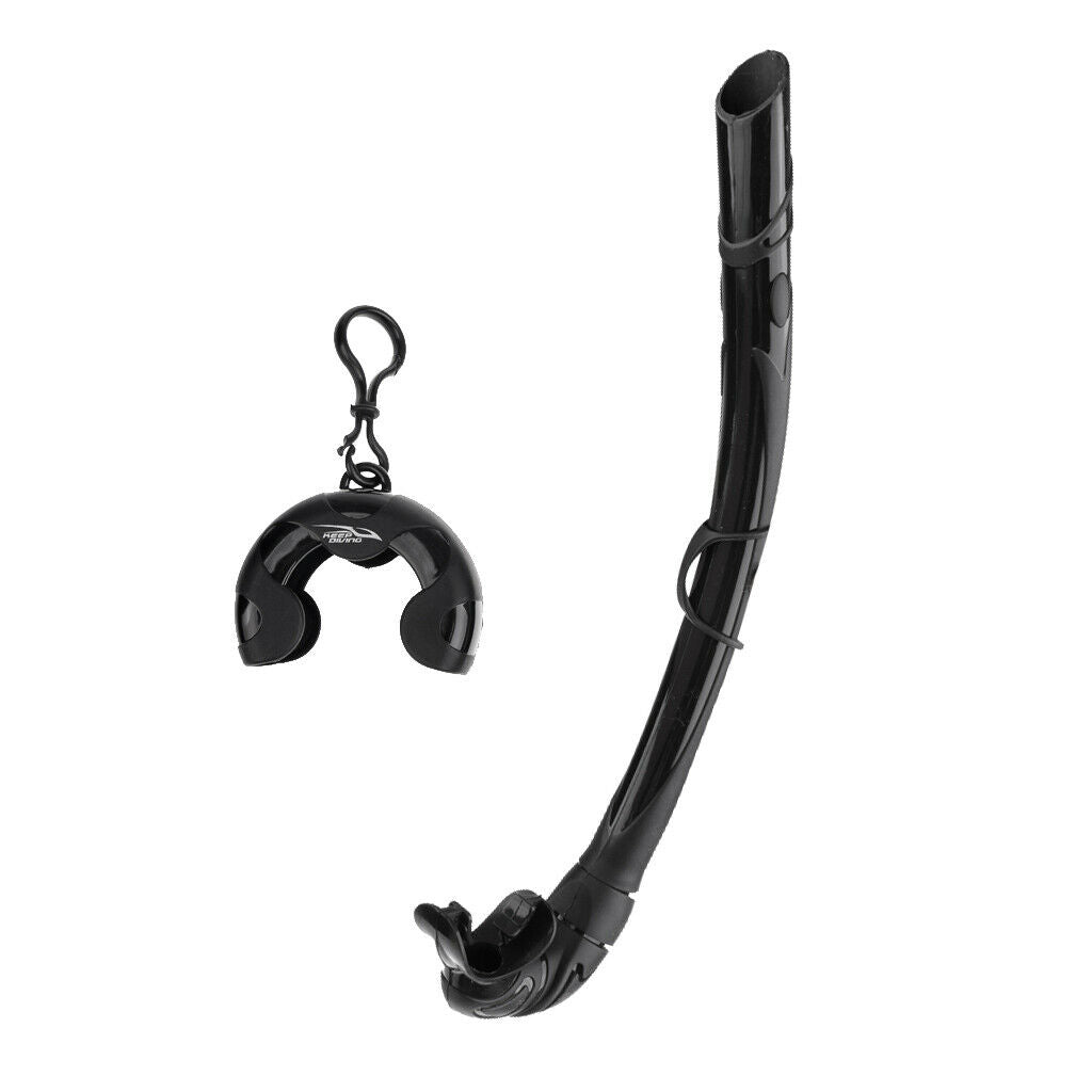 foldable silicone underwater diving snorkel breathing tube wet type