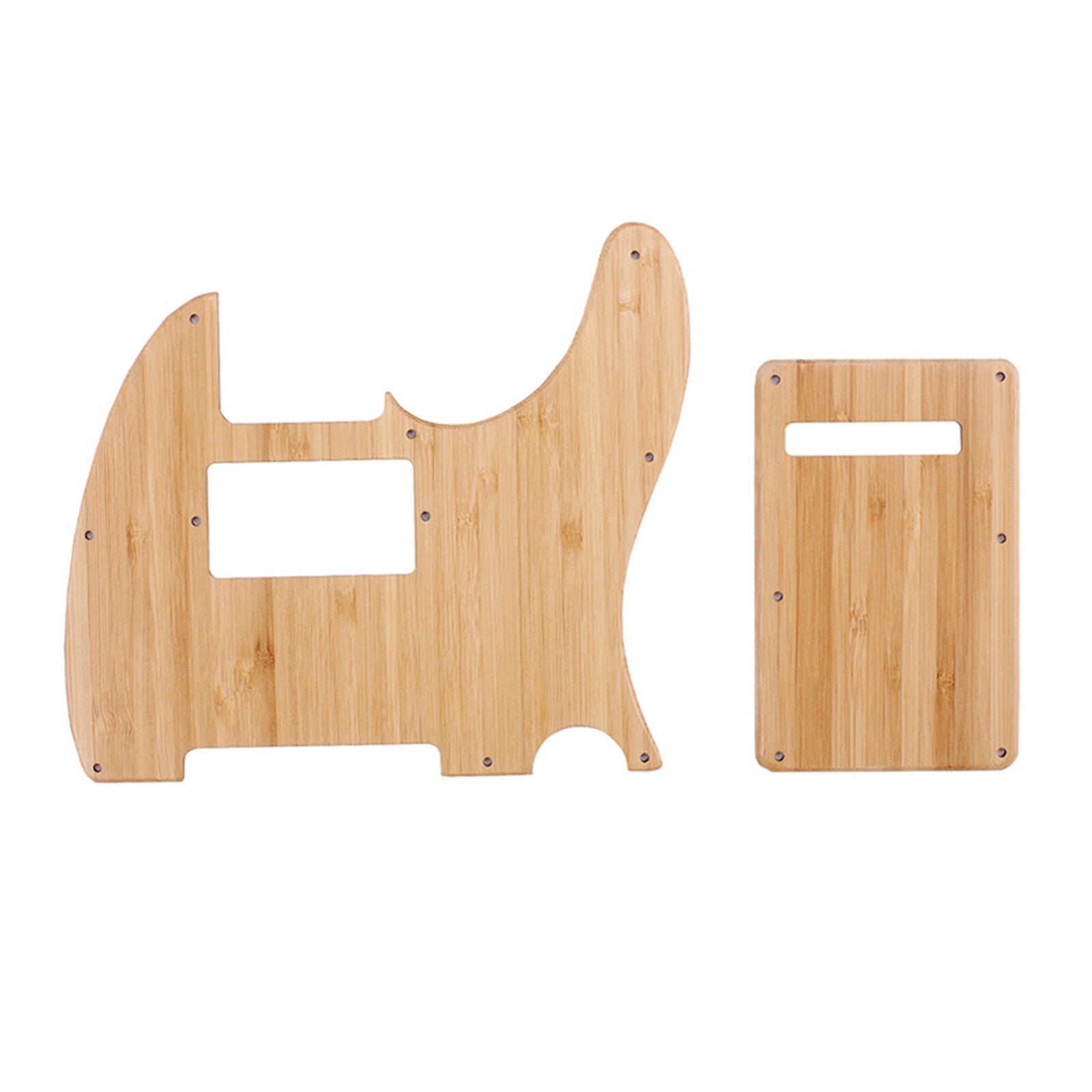 Bamboo Pickguard Back Plate for Electric Guitar Instrument Accessories