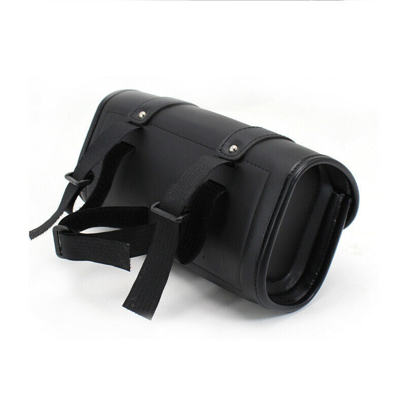 Motorcycle Handlebar Bag Front Fork Tool Bag SaddleBag Storage Pouch Luggage PU