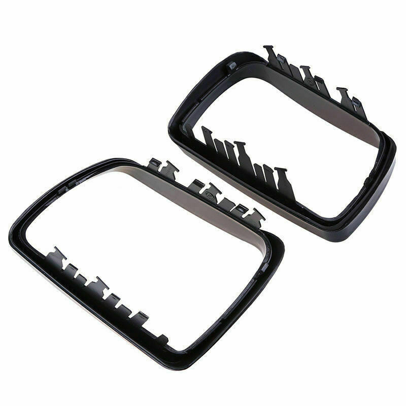 Pair Rearview Mirror Covers Skulls Black For BMW X5 E53 3.0d/3.0i/4.4i 1999-2006