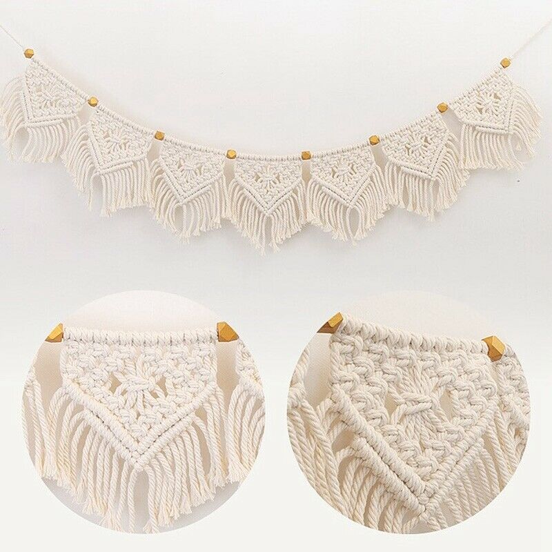 Macrame Fed Woven Tapestry Wall Hanging Home Wall Decoration Decor Living RoomP6