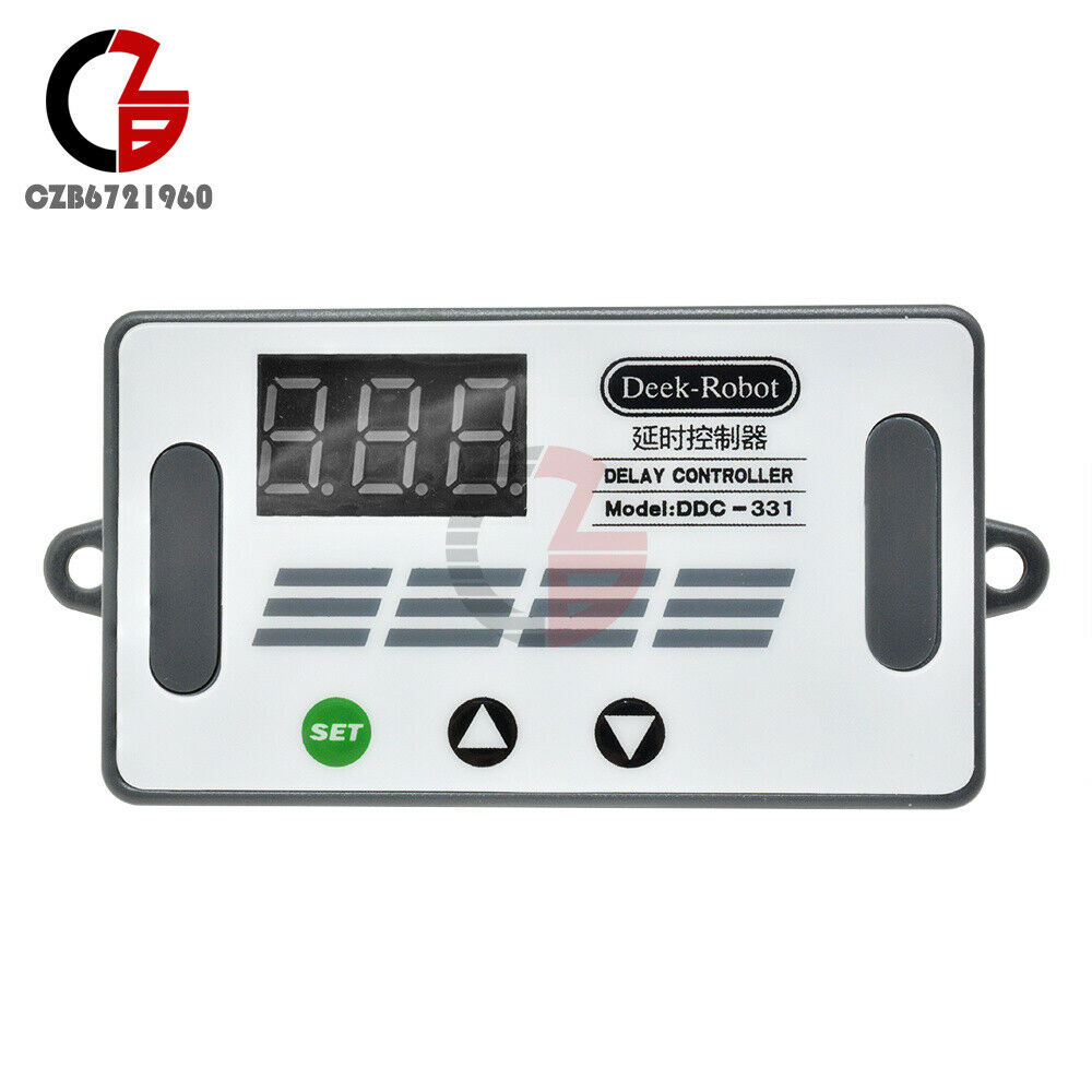 DC 12V 50mA DDC-331 Digital Display Delay Relay Controller PNP Sensor PLC Signal