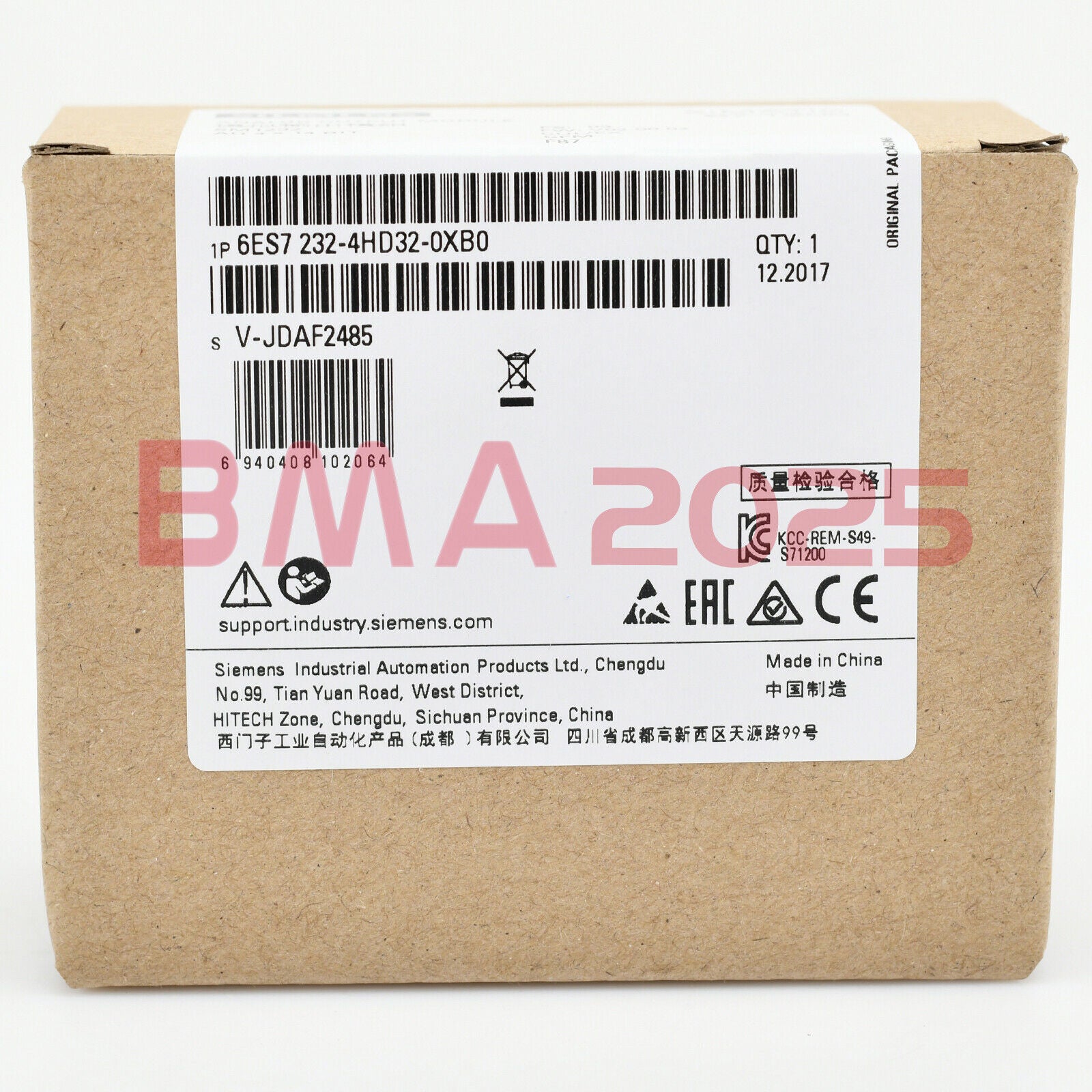 New 6ES7 232-4HD32-0XB0 6ES7232-4HD32-0XB0 1year warranty DHL Free Ship SM9T