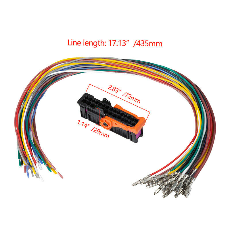 Replacement ABS Front Rear Wiring Harness Repair Kit Plug Car Fits For VW Skoda