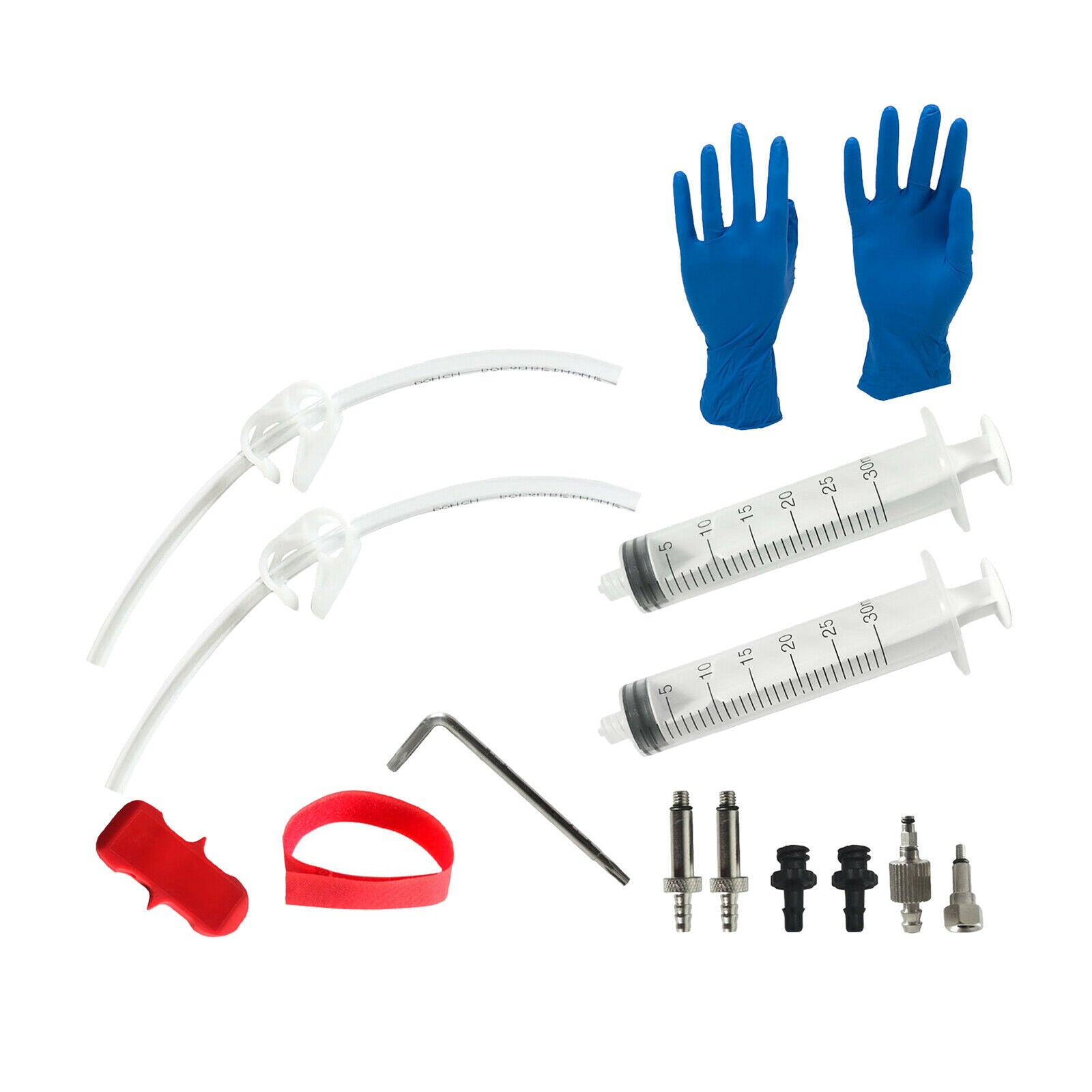 1Pack Bike Brake Oiling Tool Set - Professional Bicycle Hydraulic Disc Brake Oil