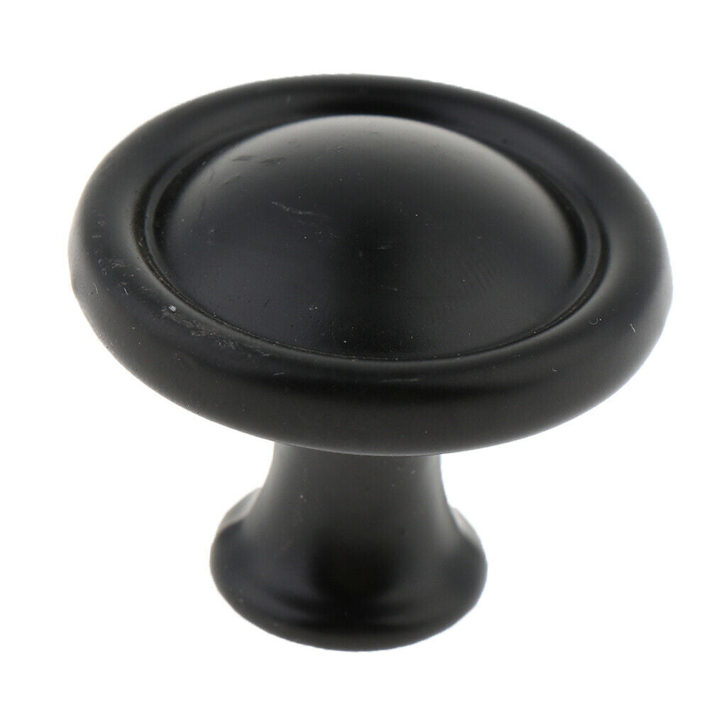Modern Style Metal Drawer Tear Drop Cabinet Decorative Pull Handle Knob Black