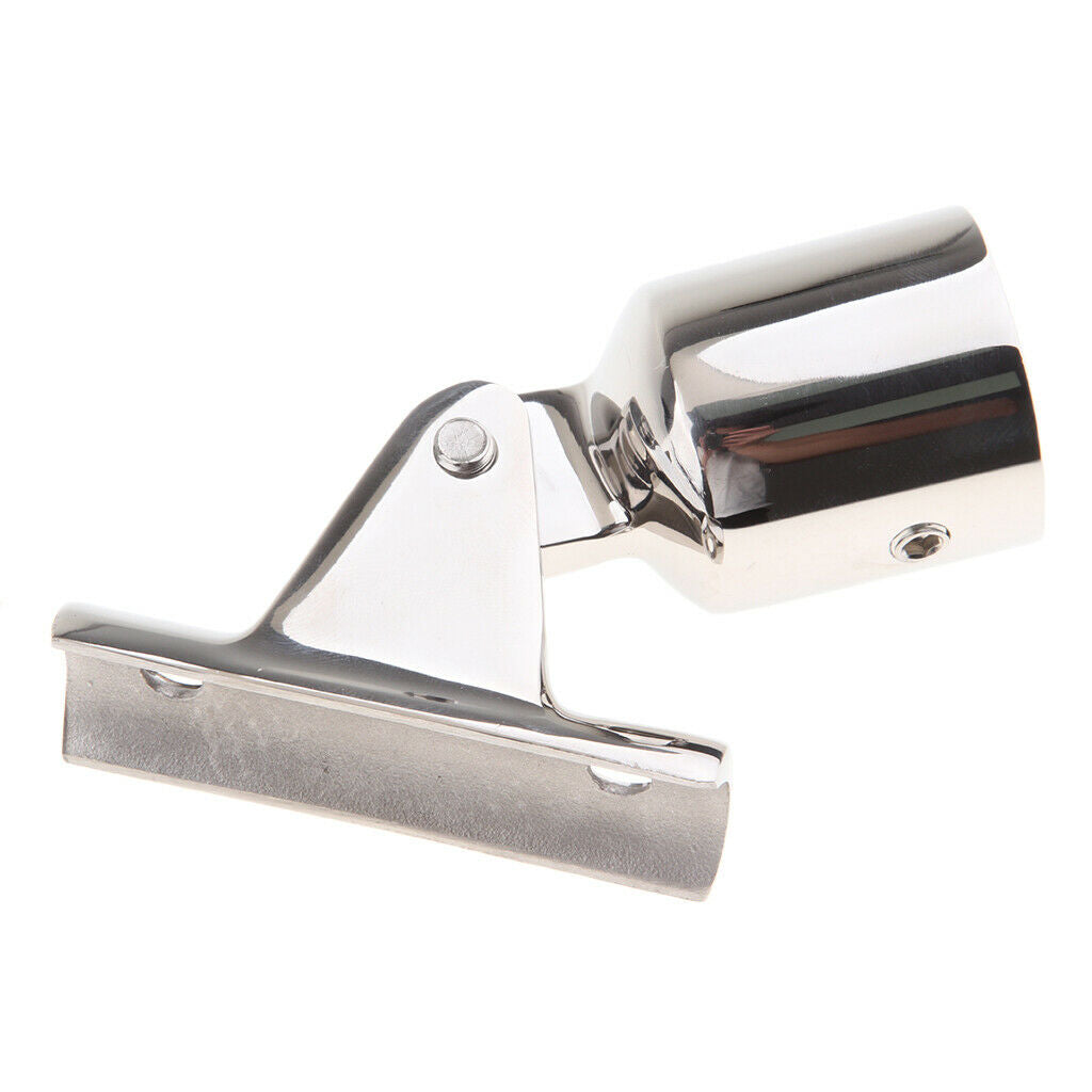 1in 25mm Marine Bimini Fittings Top   Eye End Deck Hinge 316 Stainless Steel