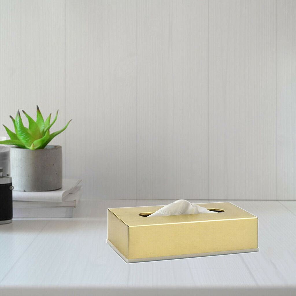 Square Tissue Box Stylish Napkin Holder Paper Container Car Bedroom Decor