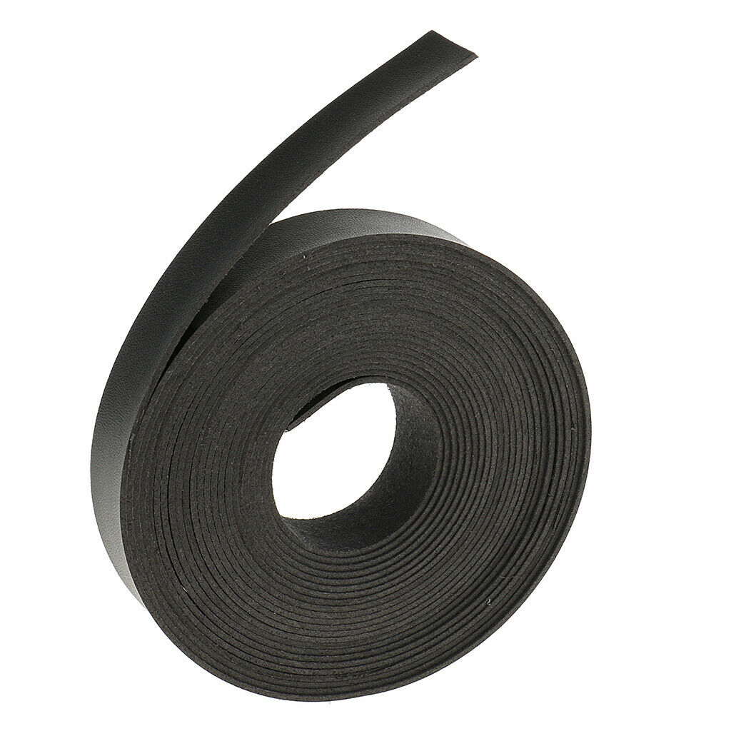 5 Meters 20mm PU Leather Strap Strip Leathercraft DIY Belt Bag Handle Black