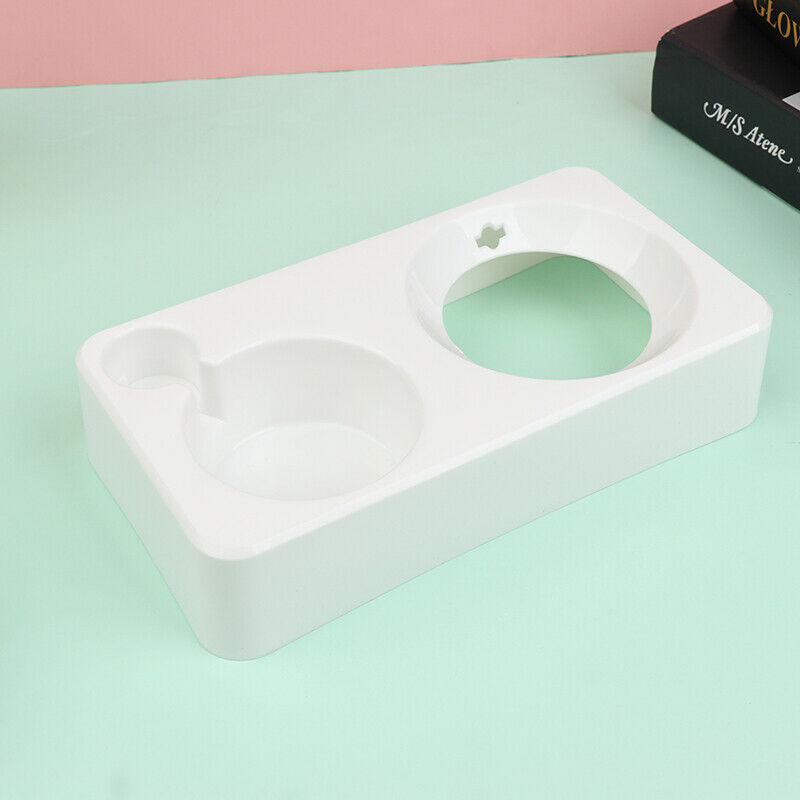 Pet Cat Bowl Automatic Feeder Dog Food With Water Fountain Drinking Raised St KX