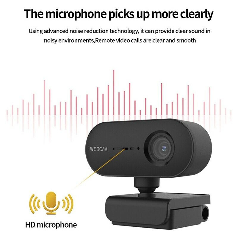 4X(2K Auto Focus  Webcam Built-in Microphone Video Call Camera Web Camera U3O9)