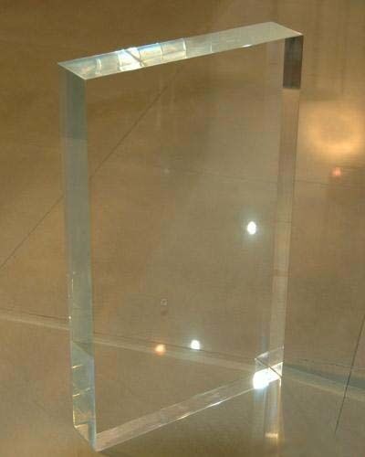 2pcs Clear Perspex Acrylic Sheet Plate Panel 3x100 x100MM