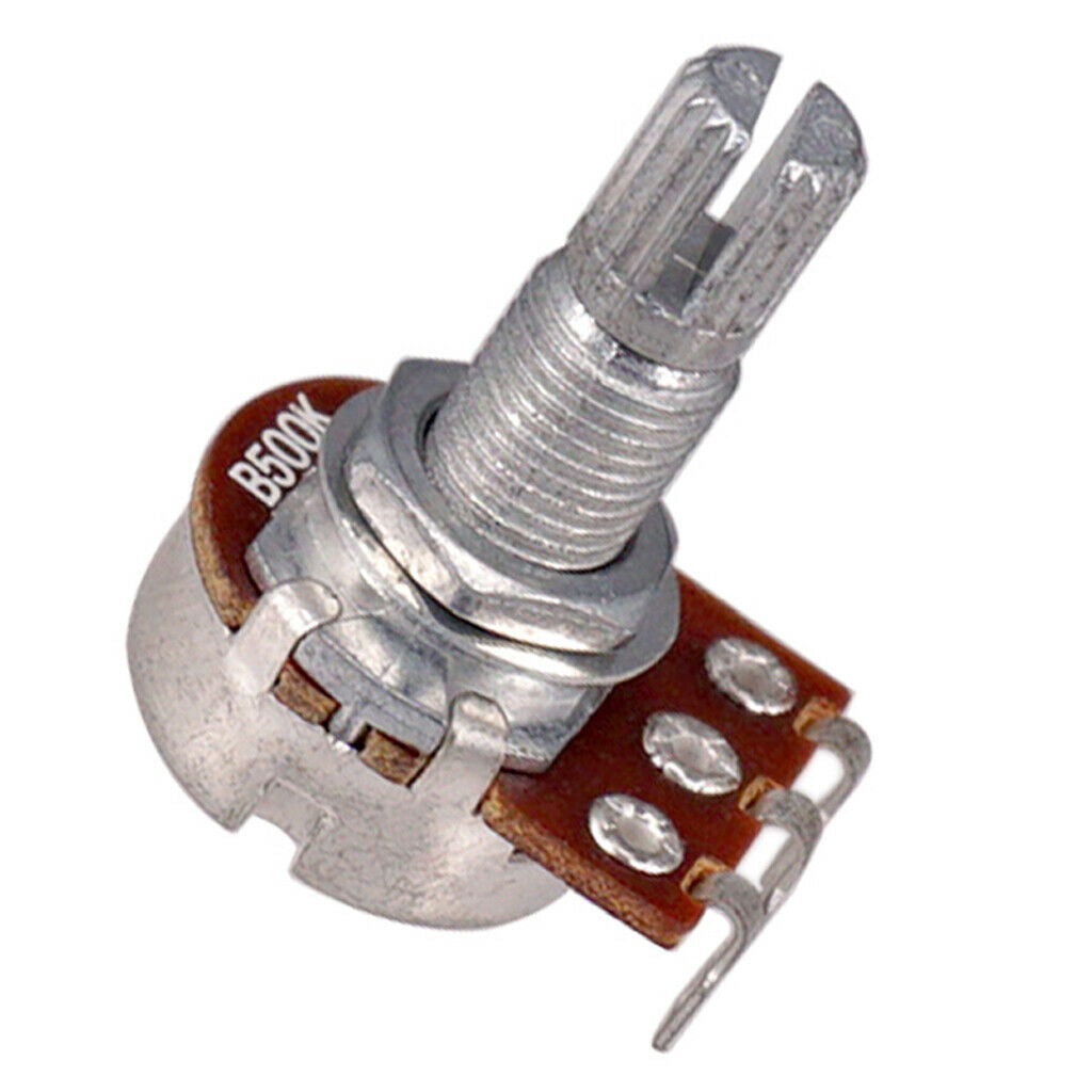 Full Size Long Shaft Guitar Volume & Tone Pot Audio Taper Potentiometer Kit