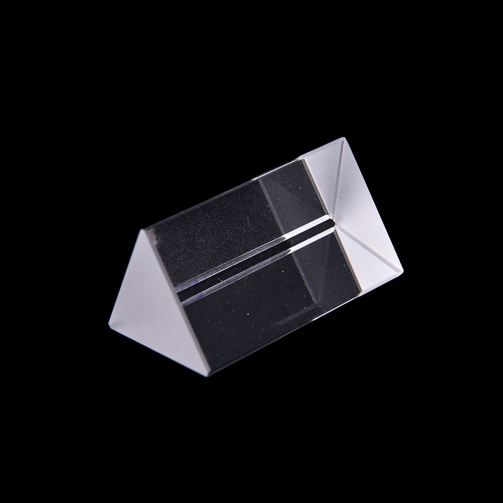 5cm Triangular Prism Teaching Optical Glass Triple Physics Light Spectrum NeBD