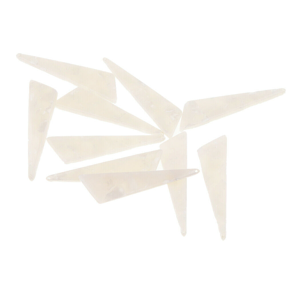 10Pcs Acrylic Pendant Charm for DIY Earring Jewelry Making Triangle