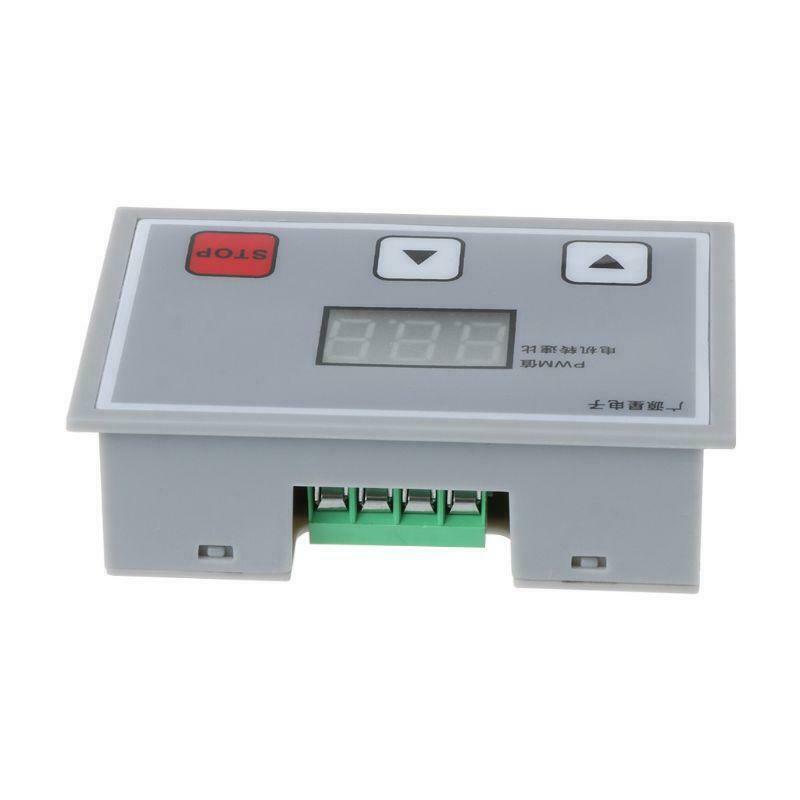 Digital Display 0~100% adjustable DC 12V 24V 5A 120W PWM Motor Speed Controller
