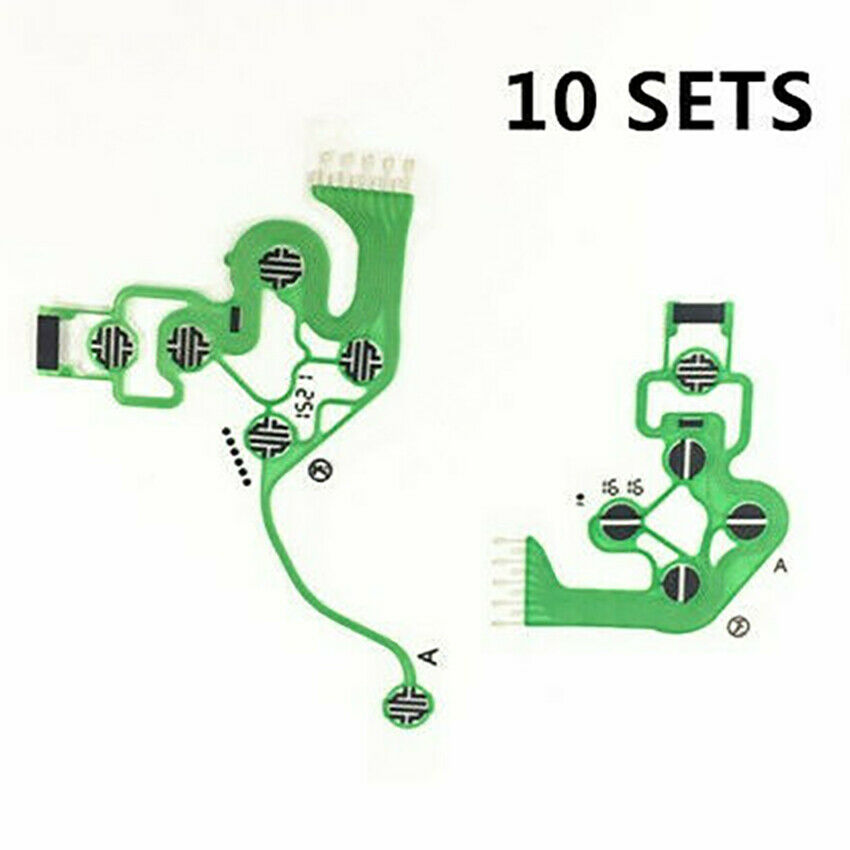 10pcs Keypad Conductive Film Ribbon Flex Cable JDM-030 For PS4 Controller Repair