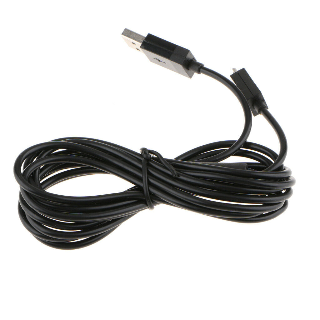 2X Micro USB Charge Cable Charging Cord Lead for Xbox  /PS4 Controller - 2 m
