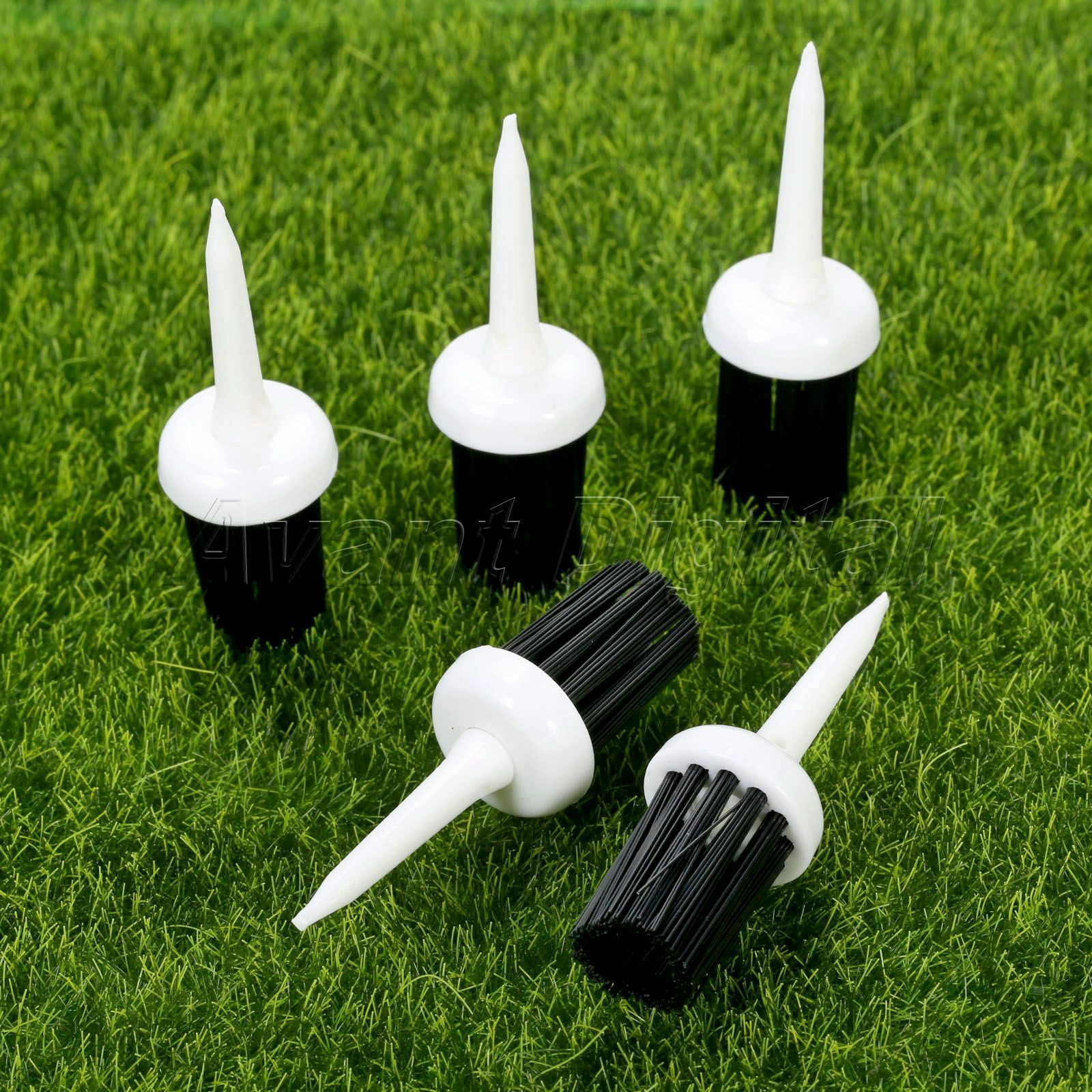 50 x Golf Practice Brush Tees 57mm Sports Driver Training Bristle Tees Plastic