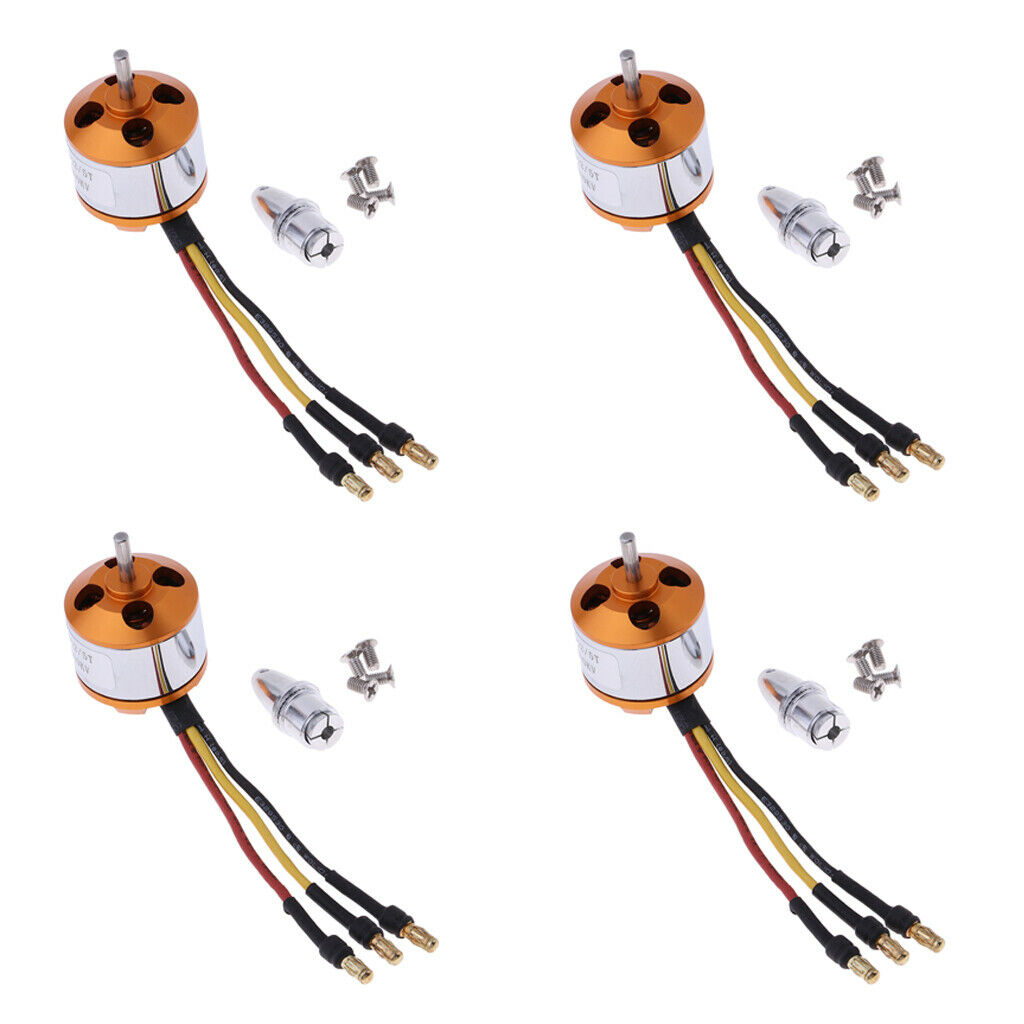 4 in 1 Golden Brushless Motor CW MT2212 2450KV RC Drone Motor for RC Drone